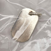 クロムハーツ スモール レイズド ダガー ドッグタグ ペンダントトップ SV925 シルバー メンズ CHROME HEARTS 【中古】